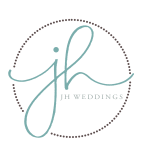circular logo with green lettering for JHWeddingsFL wedding photography